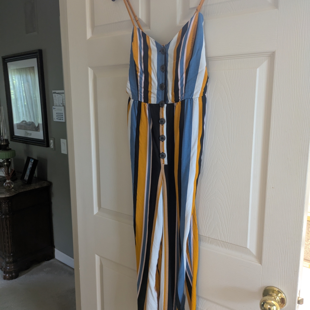 Japna Multicolor Striped Jumpsuit